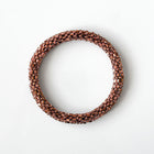 Bracelet népalais #41 (marron glacé)