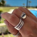 Bague Sabine - argentée