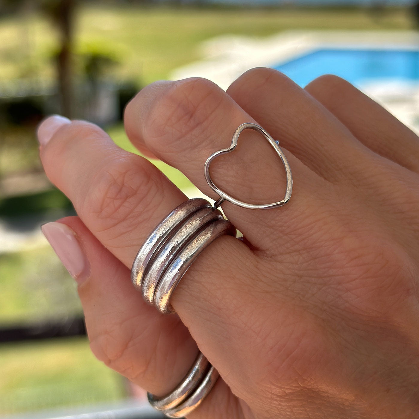 Bague Valentina - argentée