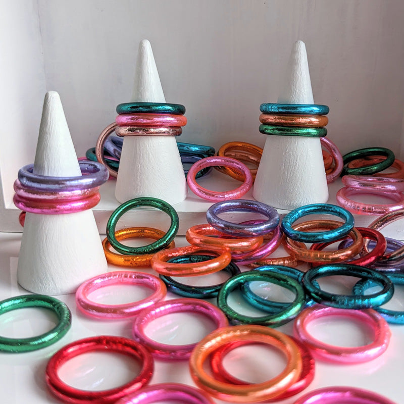 Bague bouddhiste - autres couleurs