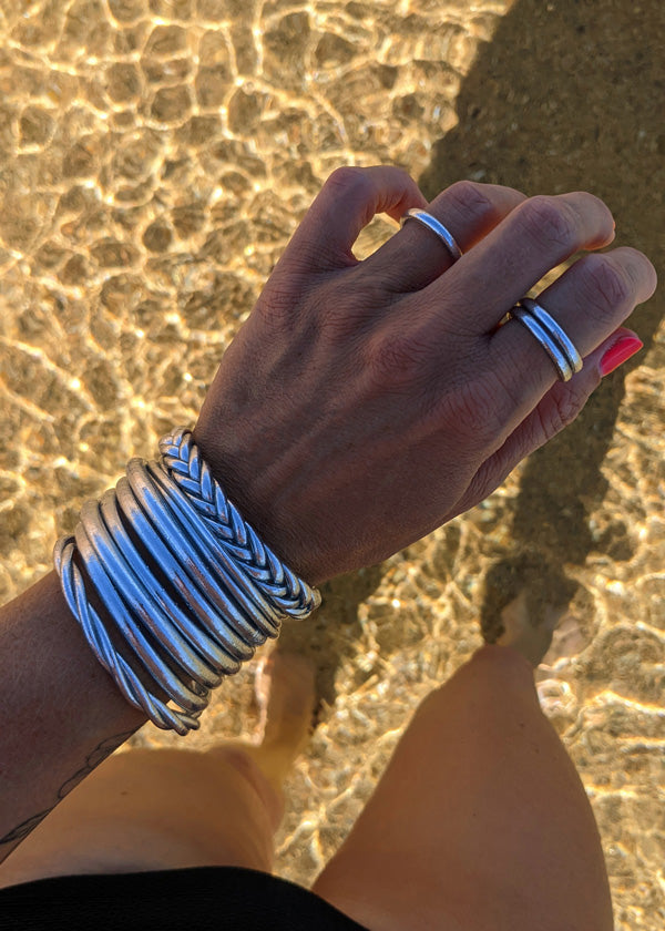 Bague bouddhiste - light gold, champagne, silver