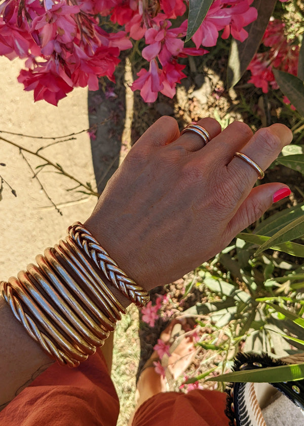 Bague bouddhiste - light gold, champagne, silver
