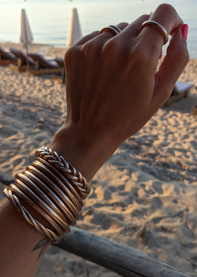 Bague bouddhiste - light gold, champagne, silver