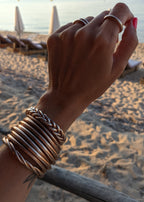 Bague bouddhiste - light gold, champagne, silver