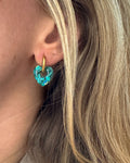 Mini créoles Coeur - mermaid