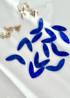 Boucles d'oreilles Tropic - bleu roi