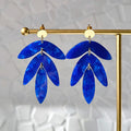 Boucles d'oreilles Tropic - bleu roi