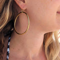 Boucles d'oreilles bouddhistes - light gold