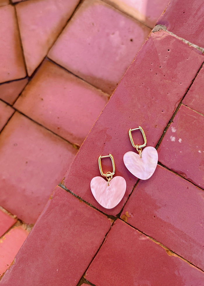 Boucles d'oreilles Pink Lady