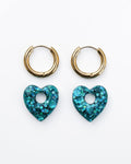 Mini créoles Coeur - mermaid