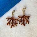 Boucles d'oreilles Calypso - écaille