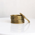 Jonc bouddhiste - antique gold