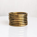 Jonc bouddhiste - antique gold