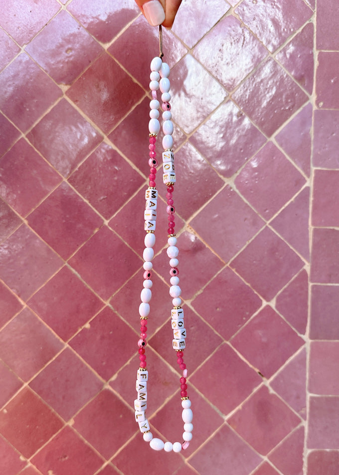 Bracelet de téléphone - Hibiscus (à personnaliser)