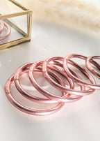 Jonc bouddhiste - rose gold
