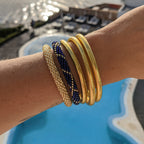 Bracelet népalais #7 (light gold)