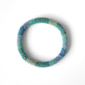 Bracelet népalais #51 (bleu et vert)