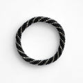 Bracelet népalais #61 (noir et silver)