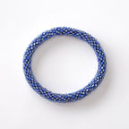 Bracelet népalais #66 (bleu violet)