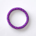 Bracelet népalais #67 (rose violet)