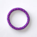 Bracelet népalais #67 (rose violet)