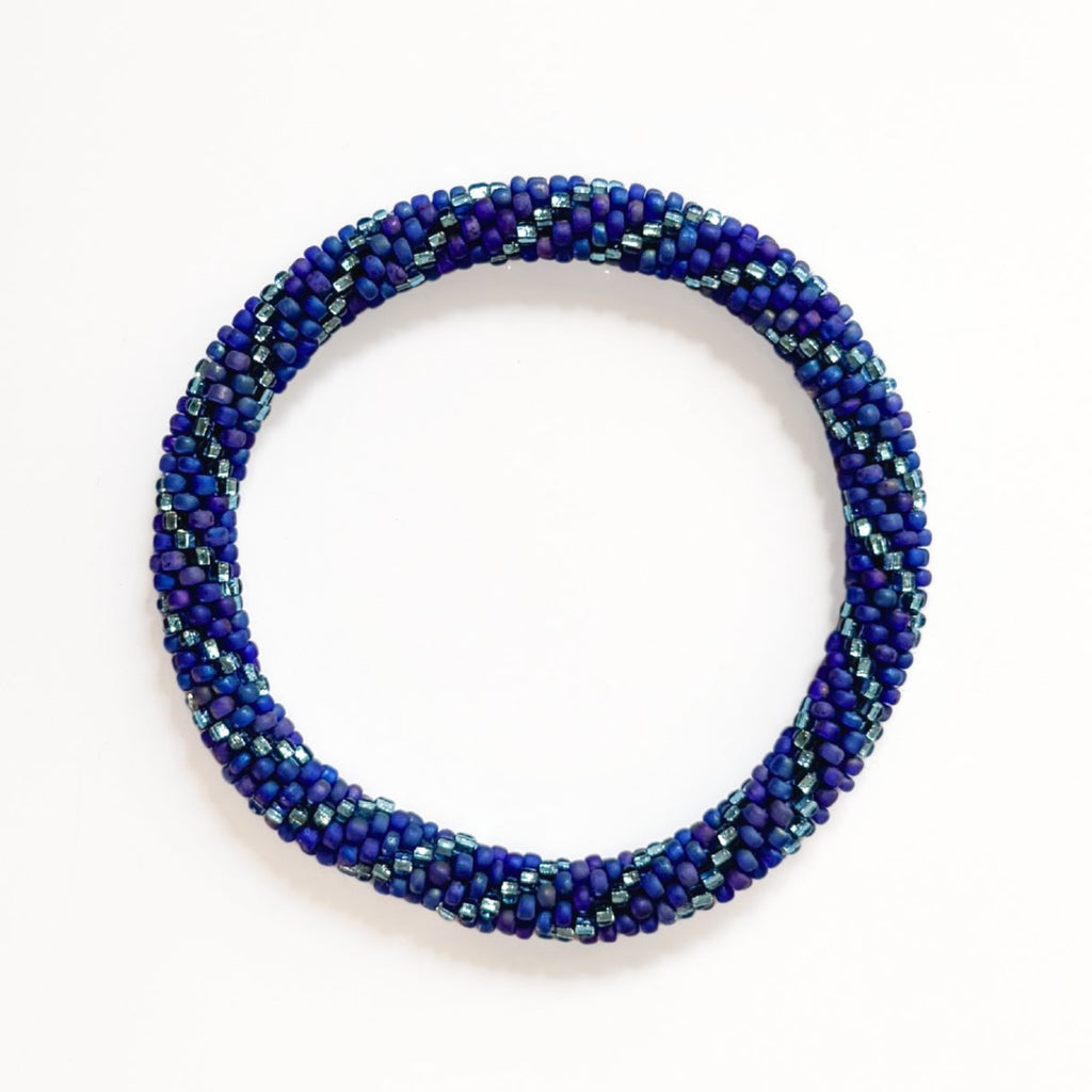Bracelet népalais #97 (bleu)