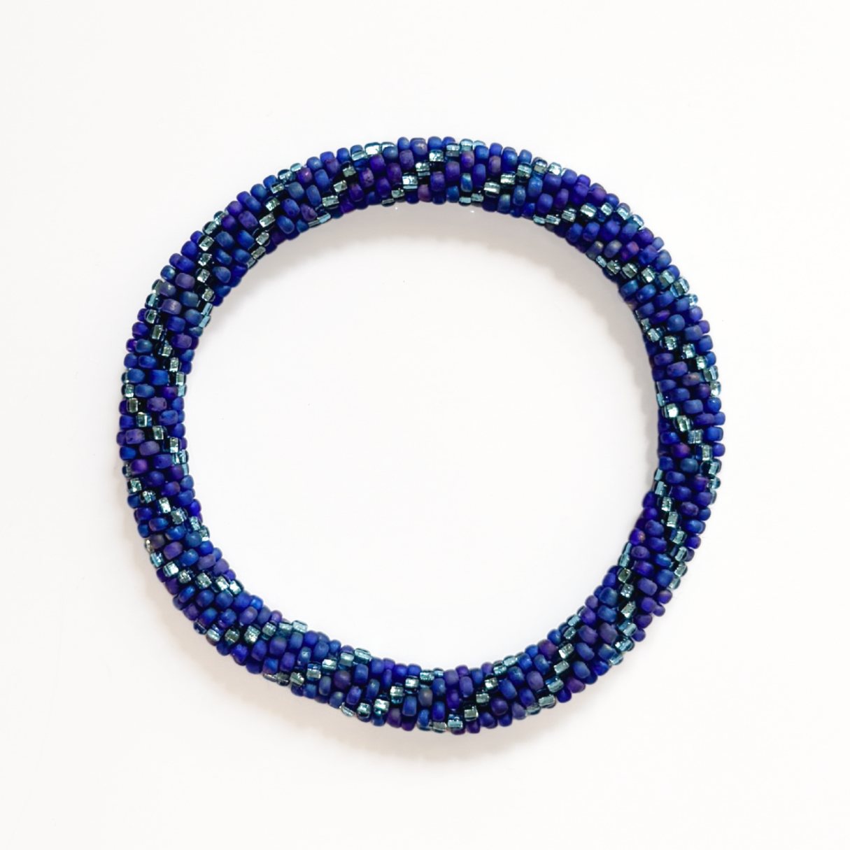 Bracelet népalais #97 (bleu)