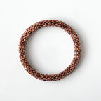 Bracelet népalais #41 (marron glacé)