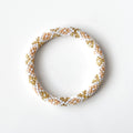 Bracelet népalais #42 (miel et doré)
