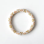 Bracelet népalais #42 (miel et doré)