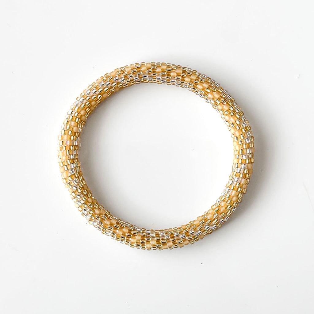 Bracelet népalais #43 (miel)