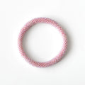Bracelet népalais #46 (rose pastel)
