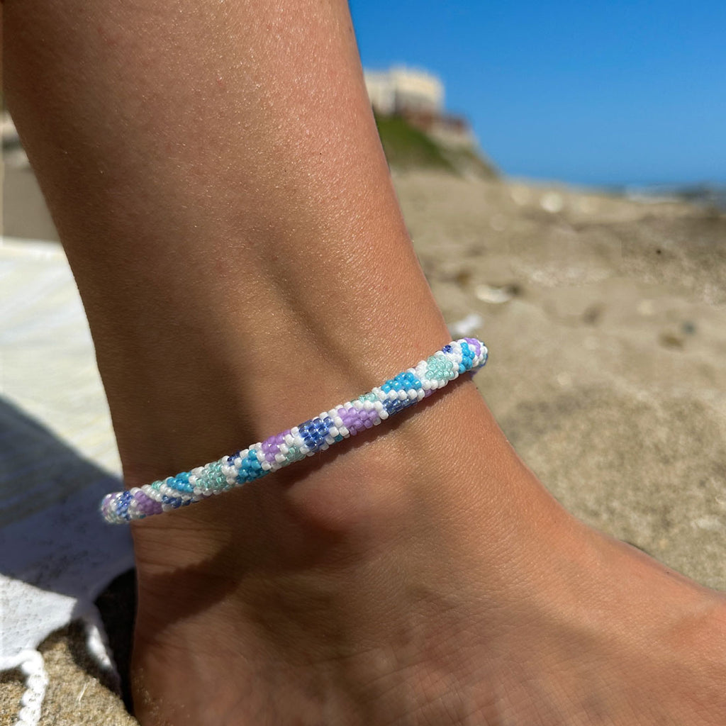 Bracelet de cheville népalais - Mermaid collection