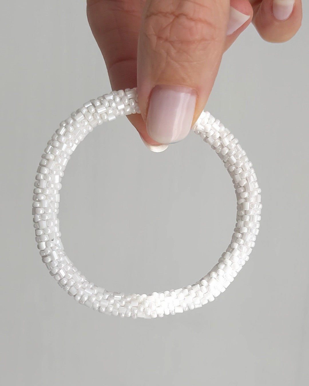 Bracelet népalais #28 (blanc)