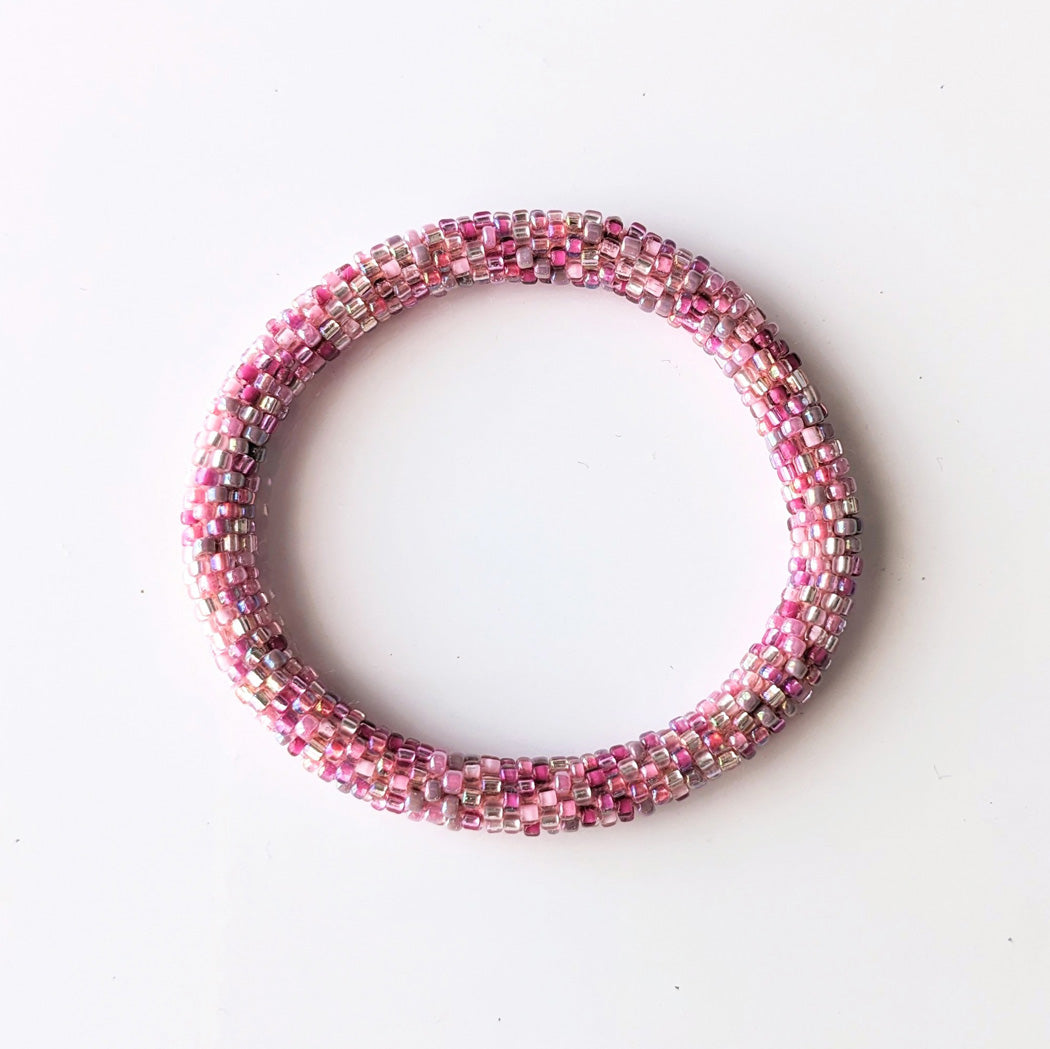 Bracelet népalais #31 (rose)