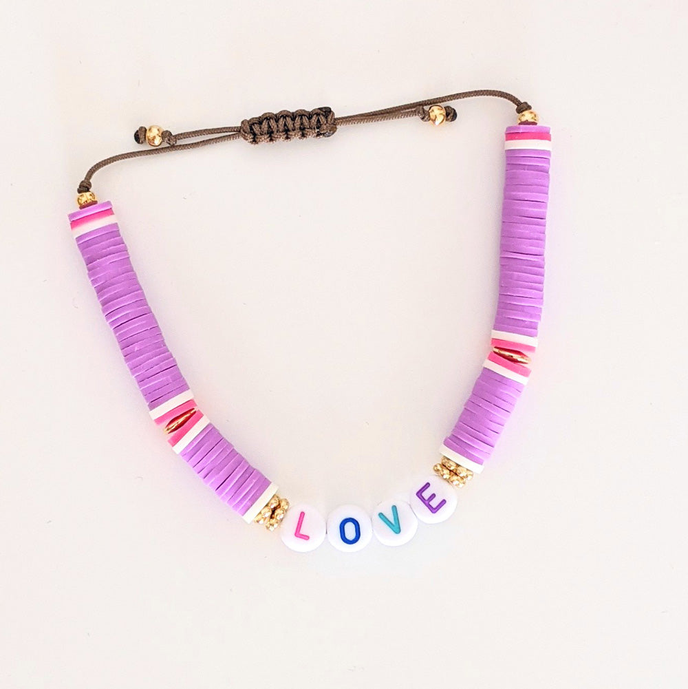 Bracelet Little Words - spring edition (à personnaliser)