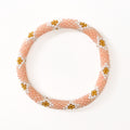 Bracelet népalais #107 rose et doré