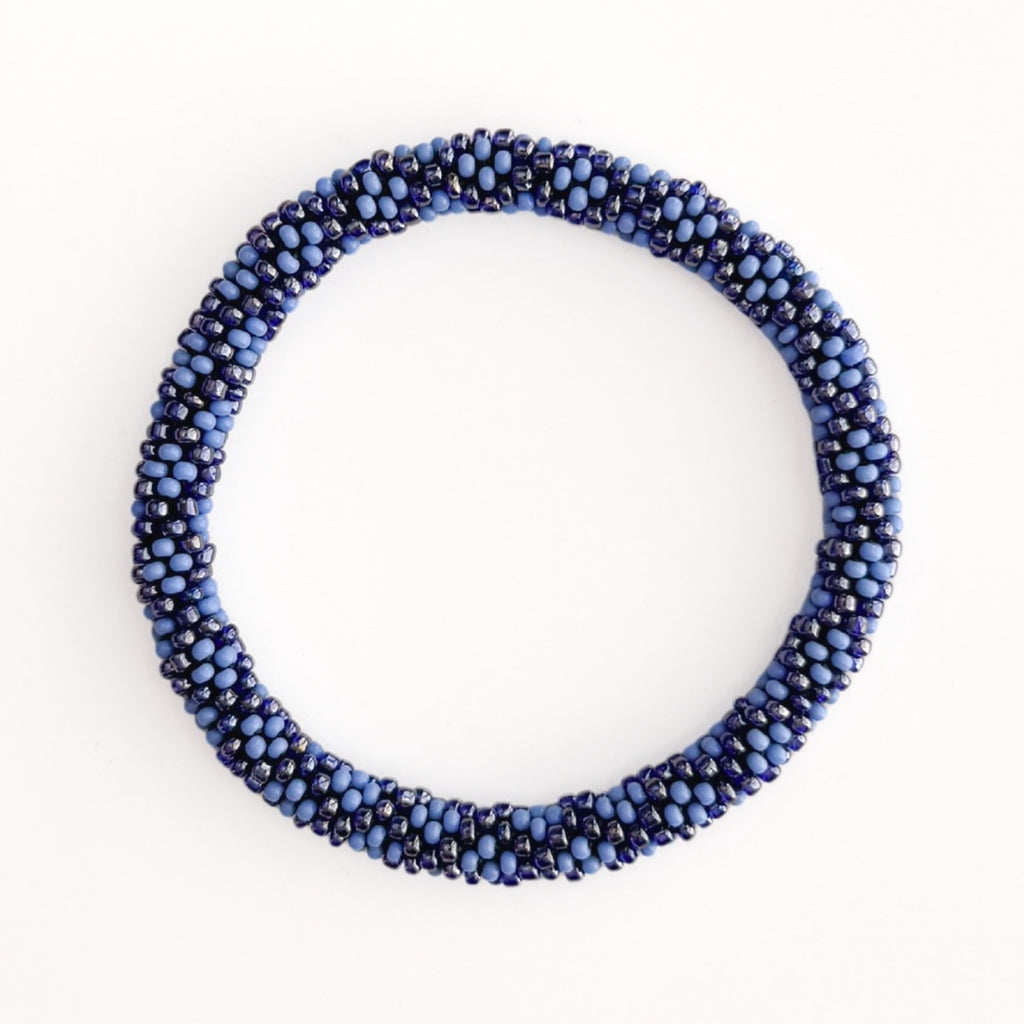 Bracelet népalais #122 (bleu)
