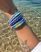 Bracelet népalais #122 (bleu)