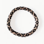 Bracelet népalais #13 (noir et champagne)