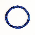 Bracelet népalais #21 (bleu nuit)