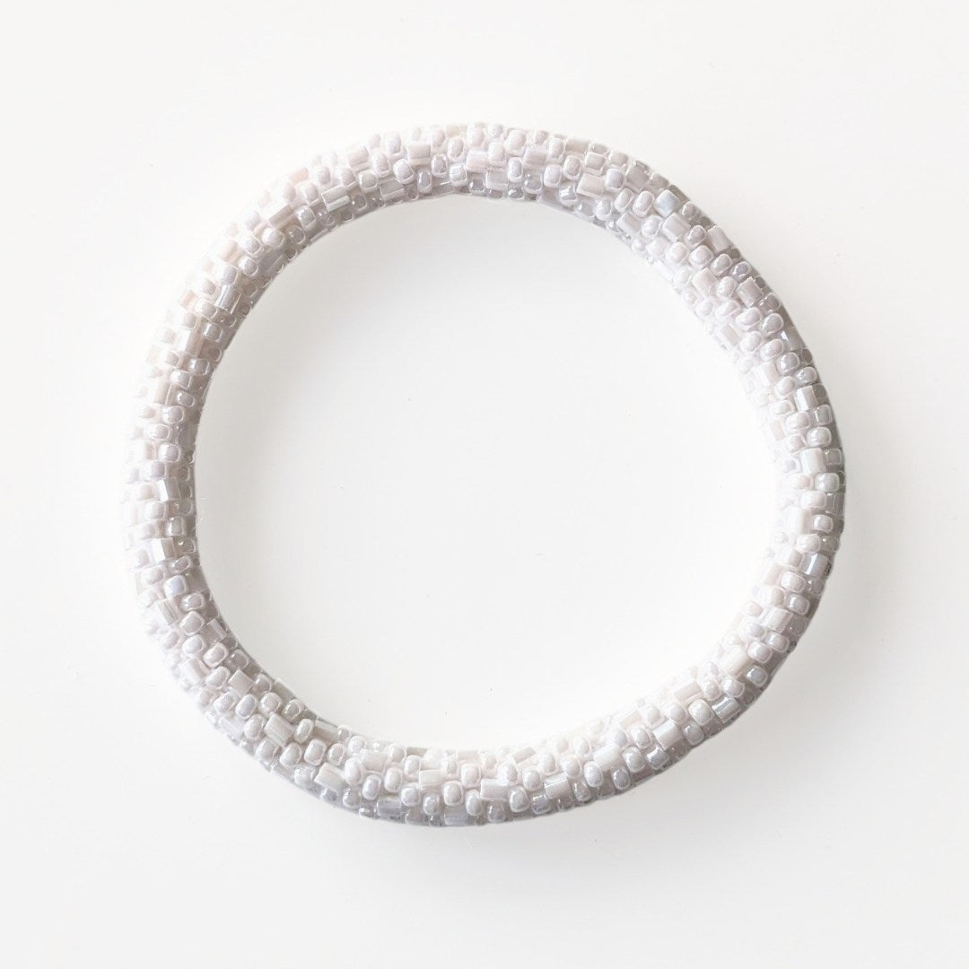 Bracelet népalais #28 (blanc)