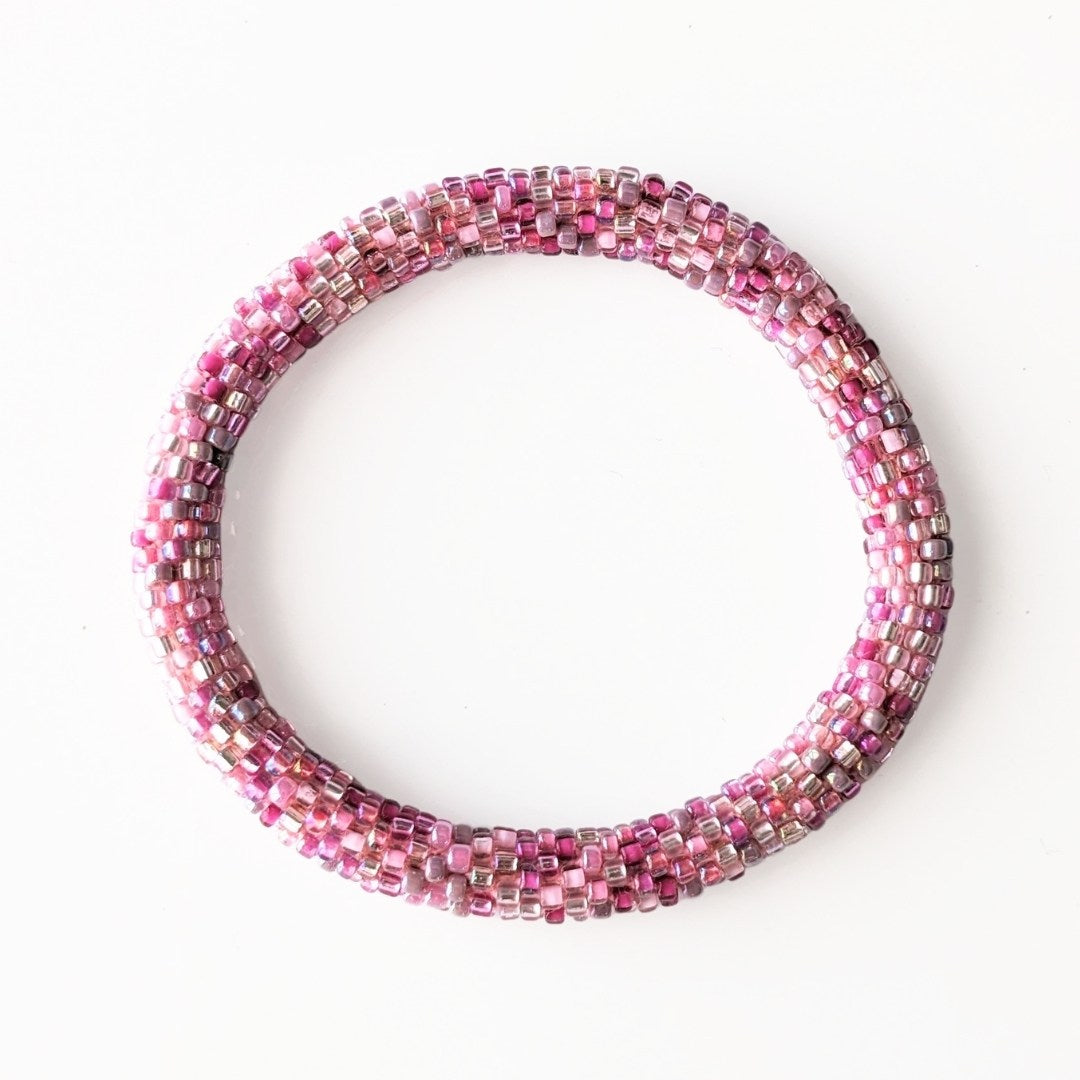 Bracelet népalais #31 (rose)