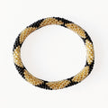 Bracelet népalais #3 (noir et doré)