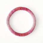 Bracelet népalais #45 (dégradé de rose)
