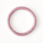 Bracelet népalais #46 (rose pastel)