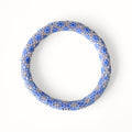 Bracelet népalais #50 (bleu et argent)