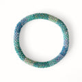 Bracelet népalais #51 (bleu et vert)