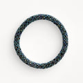Bracelet népalais #56 (irisé bleu gris)