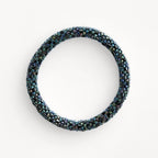 Bracelet népalais #56 (irisé bleu gris)